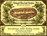 Max F Richter_Brauneberger Juffer_ausl 1983